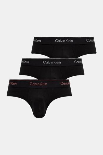 Spodní prádlo Calvin Klein Underwear 3-pack pánské, černá barva, 000NB4075A