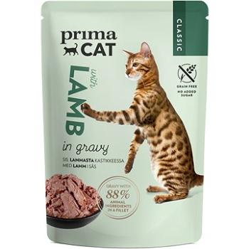 PrimaCat Kapsička Filety s jehněčím ve šťávě 85g (6430069586582)