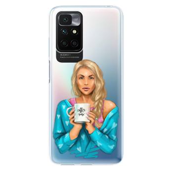 Odolné silikonové pouzdro iSaprio - Coffe Now - Blond - Xiaomi Redmi 10