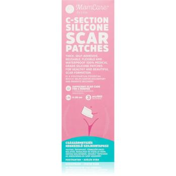 MomCare by Lina C-Section Silicone Scar Patches silikonové náplasti na jizvy po císařském řezu velikost L-XL 5 x 20 cm 3 ks