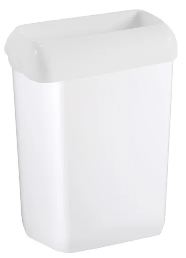 SAPHO PRESTIGE odpadkový koš nástěnný s víkem a uchycením pytlů, 42l, bílá A74101-1