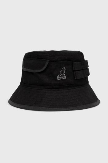 Bavlněný klobouk Kangol černá barva, bavlněný, K5328.BK001-BK001