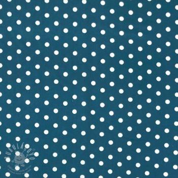 Pamutvászon Dots indigo