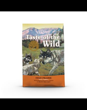 TASTE OF THE WILD High Prairie Puppy hrana uscata pentru caini juniori 12,2 kg