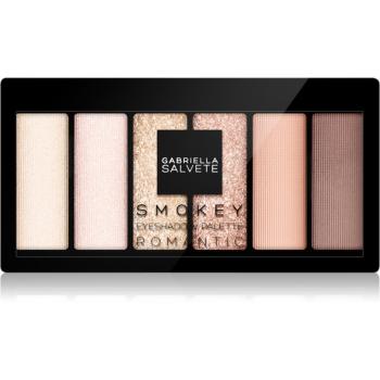 Gabriella Salvete Eyeshadow 6 Shades Palette paleta očních stínů odstín 02 Romantic 12 g