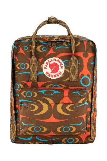 Batoh Fjallraven Kanken Art červená barva, velký, vzorovaný, F23200255