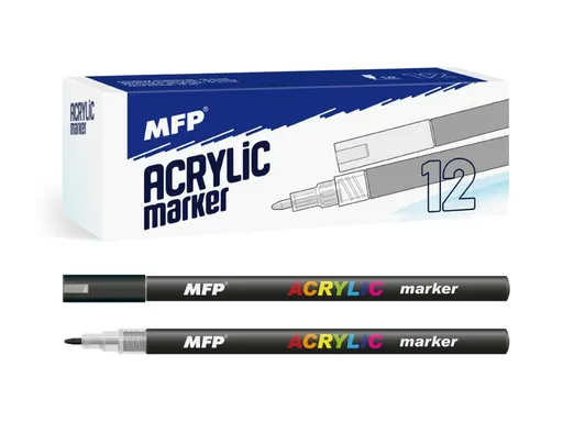 Akrylový popisovač MFP 1mm - černý