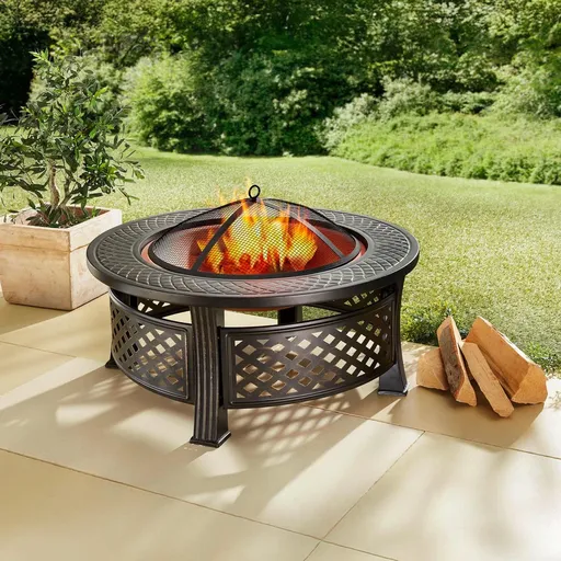 Haushalt international Kruhové ohniště s krytem