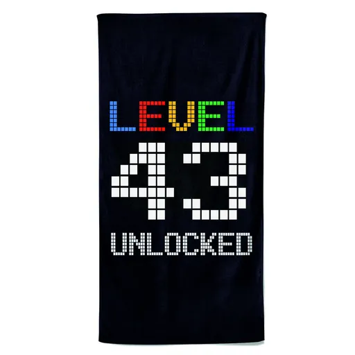 Osuška Level Unlocked (věk: 43, Velikost osušky: 70x140cm)
