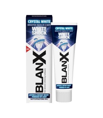 BlanX White Shock Crystal White zubní pasta 75 ml