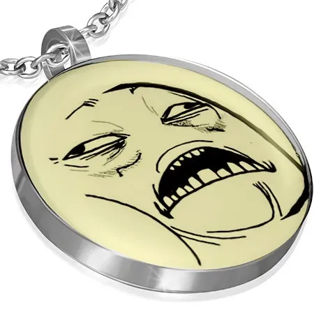 Ocelový přívěsek MEME - SWEET JESUS