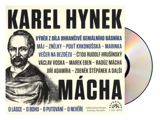 Karel Hynek Mácha - Výběr z díla uhrančivě geniálního básníka (Různí interpreti) (MP3-CD)