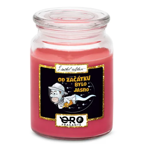 Svíčka Včelařská spermie (Vůně svíčky: Višně v čokoládě)