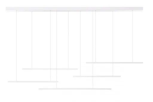 LED Závěsné svítidlo AZzardo Merlo Dimm white AZ3185 49W 3280lm 3000K IP20 180cm stmívatelné bílé