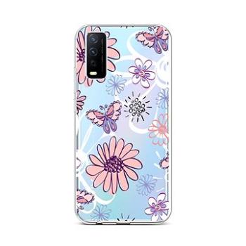 TopQ Kryt Vivo Y11s silikon Flowers 56897 (Sun-56897)