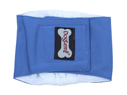 Vsepropejska Jemi protiznačkovací pás pro psa Barva: Modrá, Obvod slabin (cm): 50 - 62