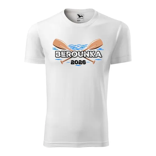 Bontis Tričko s potiskem "Berounka" - Bílá | XL