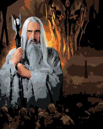 Zuty Malování podle čísel Saruman a Sauron (Pan prstenů)