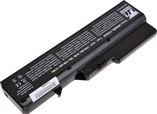 Baterie T6 Power Lenovo IdeaPad G460, G465, G470, G475, G560, G565, G570, G575, 5200mAh, 58Wh, 6cell