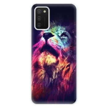 Odolné silikonové pouzdro iSaprio - Lion in Colors - Samsung Galaxy A02s