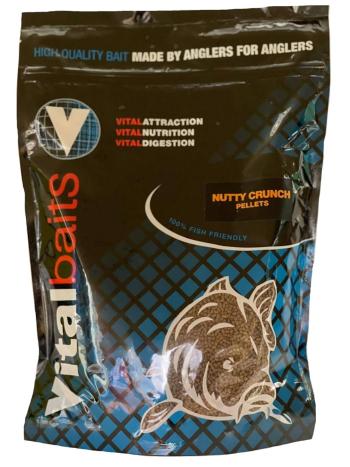 Vitalbaits pelety nutty crunch 1 kg - 2 mm