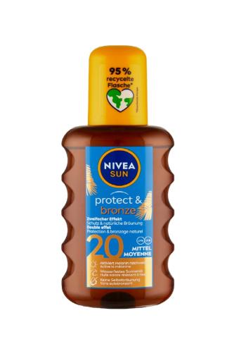 Nivea SUN Protect&Bronze OF20 opalovací olej 200 ml