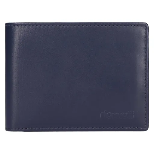 Pánská kožená slim peněženka Richhoff Petr - modrá