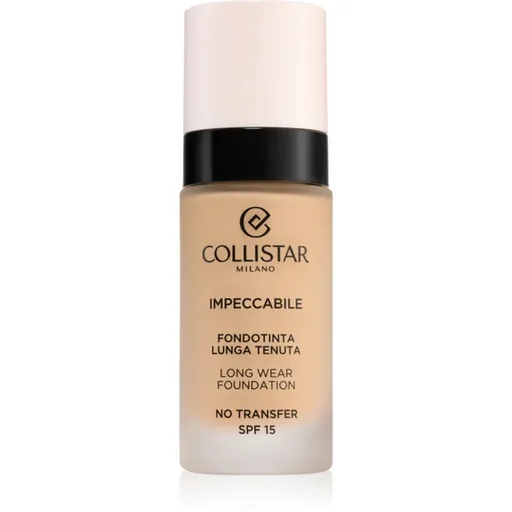 Collistar Impeccabile Long Wear Foundation dlouhotrvající make-up SPF 15 3R Rosy Natural 30 ml