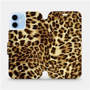 Flipové pouzdro na mobil Apple iPhone 12 mini - VA33P Leopardí vzor (5903516373710)