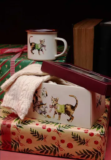 Dárková sada: hrnek a ponožky Medicine