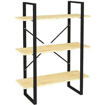 Shumee  se 3 policemi 80×30×105 cm masivní borovice, 806532 (806532)