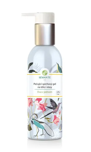 Semante Pečující sprchový gel na tělo i vlasy Dva v jednom BIO 200 ml