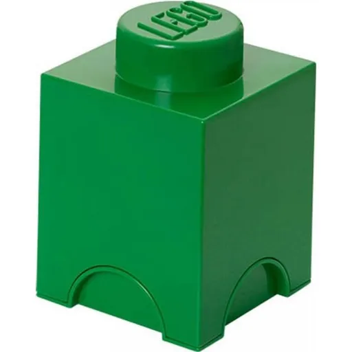 LEGO® Úložný box 12,5 x 12,5 x 18 cm Zelený