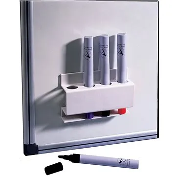 NOBO Magnetic Pen Holder, hranatý, bílý (35038046)