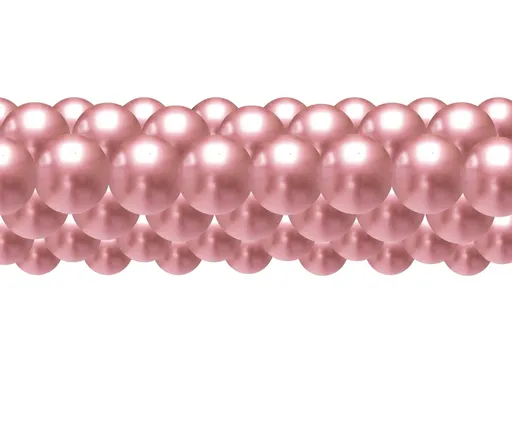 Balónková girlanda chrom goldrose 3 m -