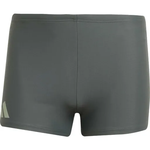 adidas SOLID BOXER Pánské plavky, tmavě šedá, velikost