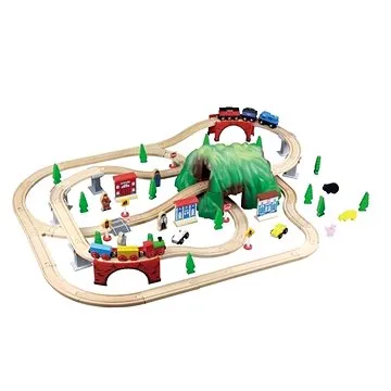 Maxim Vláčkodráha s horským tunelem - 100ks (50019)