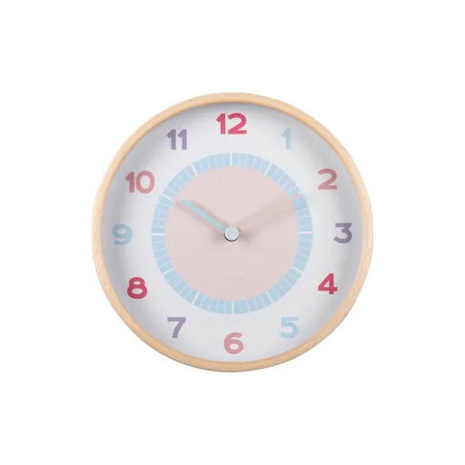 Karlsson 5963MC designové nástěnné hodiny světle modrá, pr. 25 cm