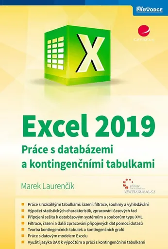 Excel 2019 - Práce s databázemi a kontingenčními tabulkami - Marek Laurenčík