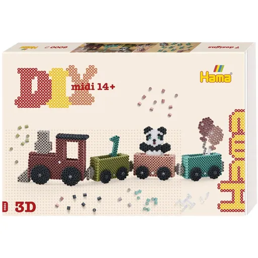 HAMA HAMA ART - 3D Narozeninový vlak MIDI