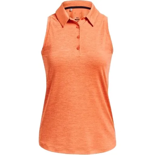Under Armour PLAYOFF SL POLO Polotričko, oranžová, velikost M