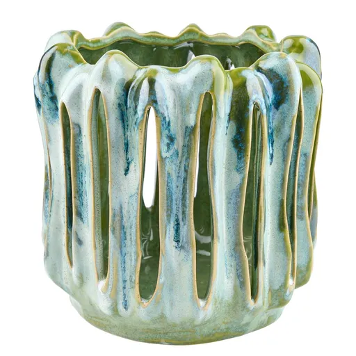 HAZY SHADES Lucerna 17 cm - zelená