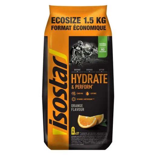 Isostar HYDRATE & PERFORM 1,5 KG POMERANČ Isotonický nápoj v prášku, , velikost 1,5 KG