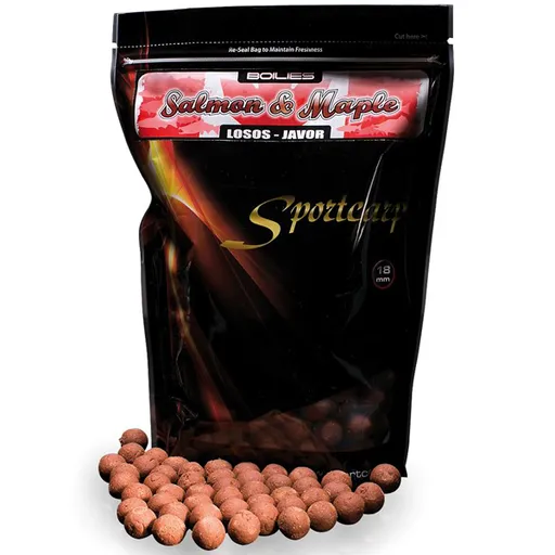 Sportcarp boilies salmon & maple - 800 g 24 mm