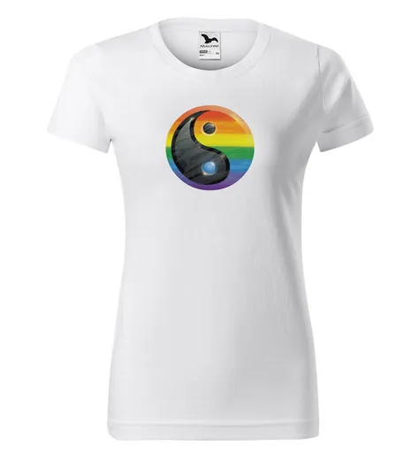 Tričko LGBT YinYang (Velikost: 2XL, Typ: pro ženy)