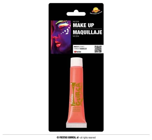 Make-up neon červený - HALLOWEEN - 10 ml - GUIRCA