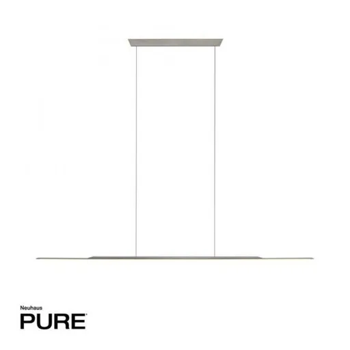 PAUL NEUHAUS Závěsné svítidlo PURE Surface LED 3000K 125cm platina 2301-15