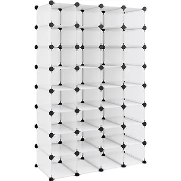 Botník průhledný 93 x 36,5 x 140 cm PP, 340559 (340559)