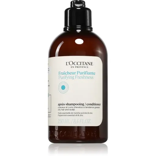 L’Occitane Purifying Freshness Conditioner čisticí kondicionér pro normální až mastné vlasy 250 ml