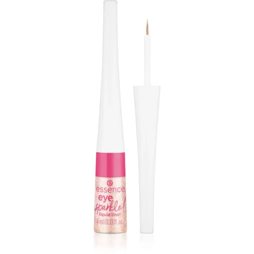 essence eye sparkle! tekuté oční linky se třpytkami odstín 01 Sparkling Lights 4 ml
